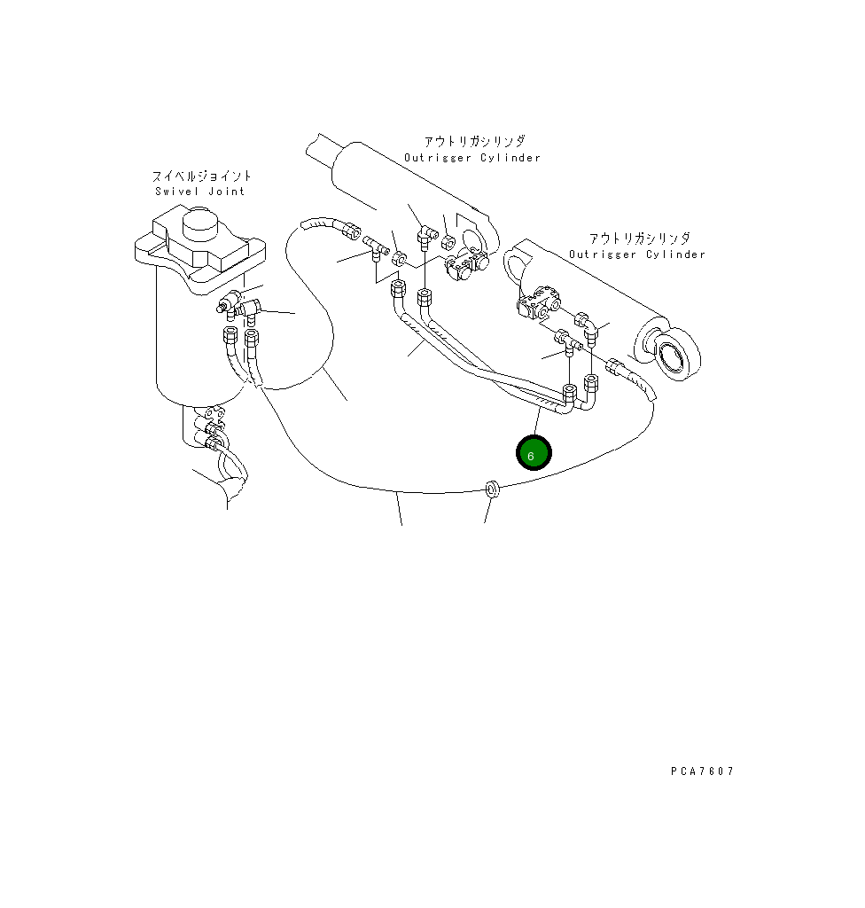 Шланг 20G-62-K3790 Komatsu