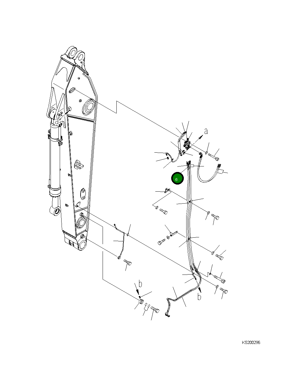 Шланг 208-70-K3450 Komatsu
