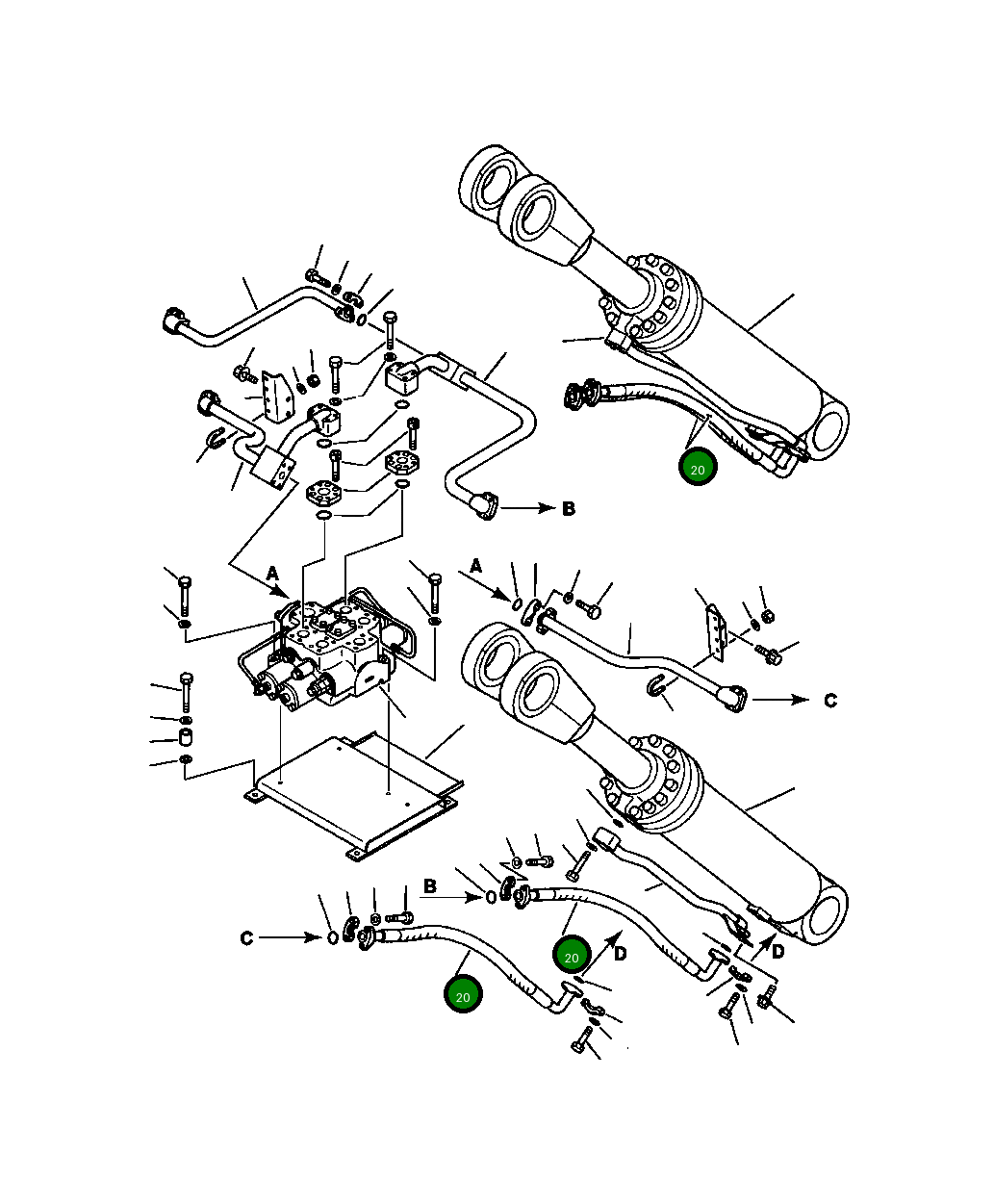 Шланг 07214-01212 Komatsu