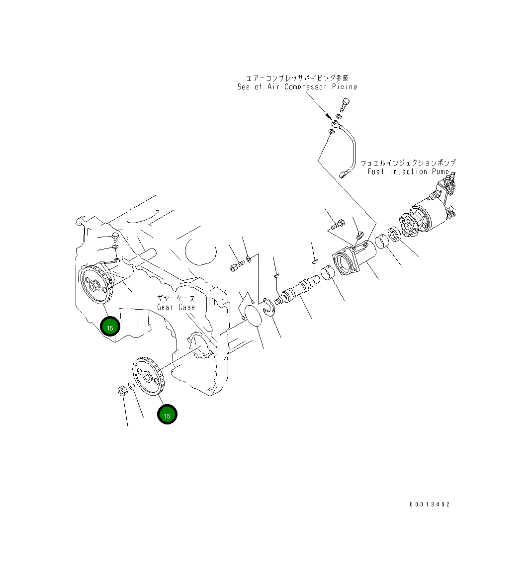 Шестерня 6215-71-3230 Komatsu