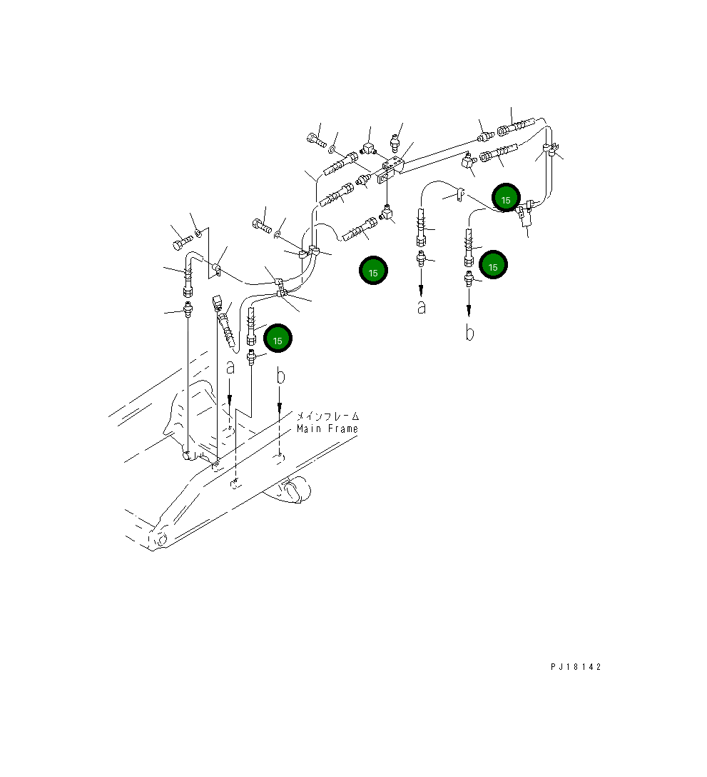 Шланг 203-62-21630 Komatsu