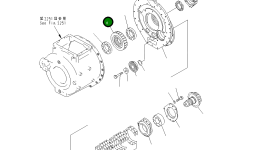 Шестерня 154-15-33211 Komatsu