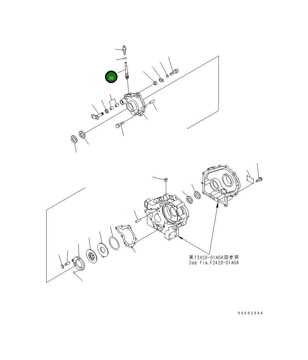 Шестерня 415-17-23821 Komatsu
