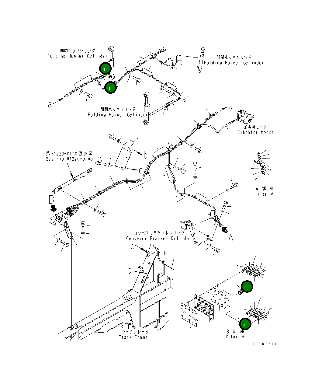 Шланг 02765-00254 Komatsu