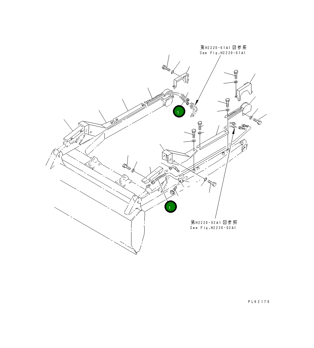 Шланг 124-X16-1230 Komatsu