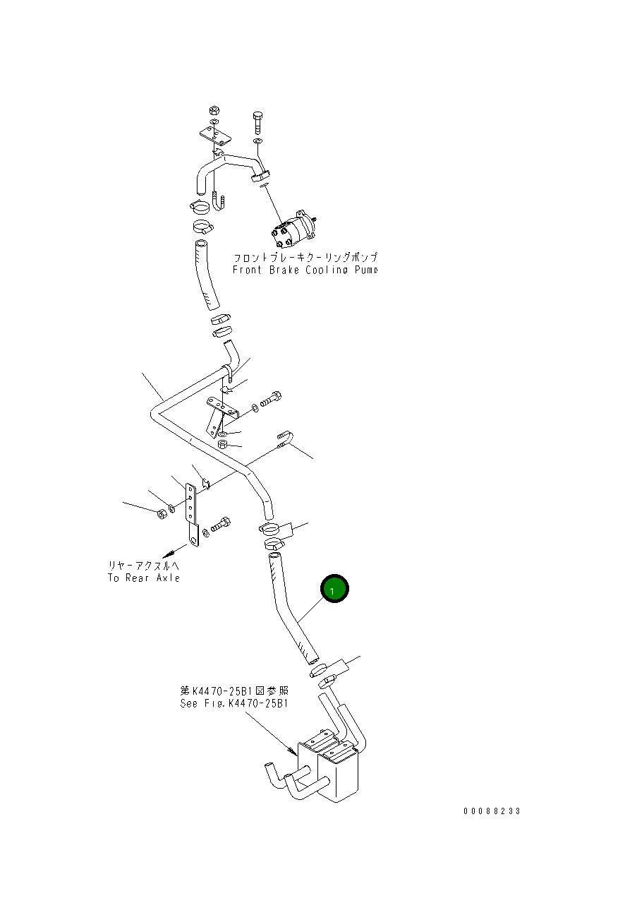 Шланг 07260-43245 Komatsu