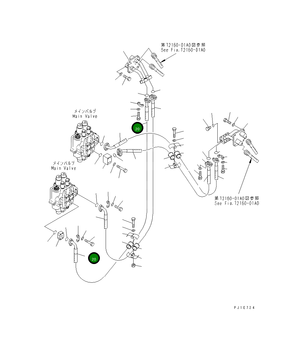 Шланг 19M-61-18260 Komatsu