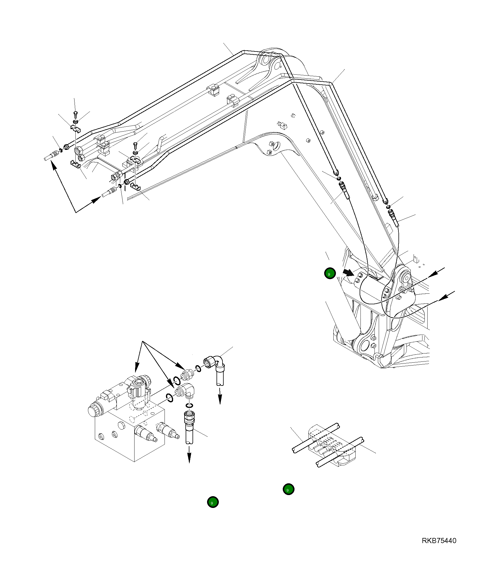 Шланг 02765-B0430 Komatsu