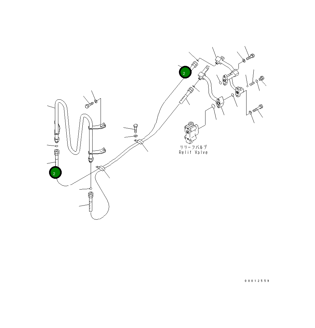 Шланг 02762-00414 Komatsu