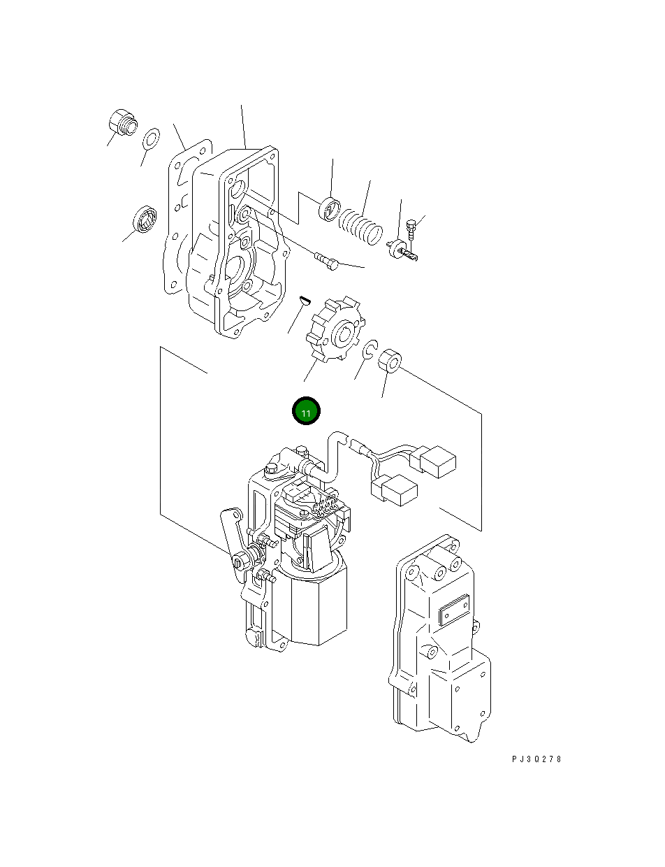 Шестерня DK159564-9200 Komatsu