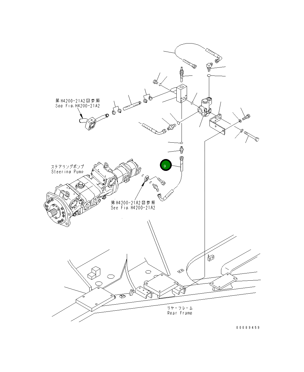 Шланг 07629-006A4 Komatsu