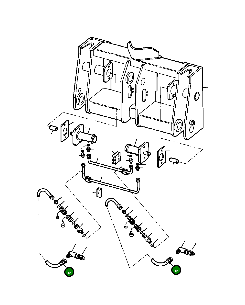 Шланг 1303 559 H1 Komatsu
