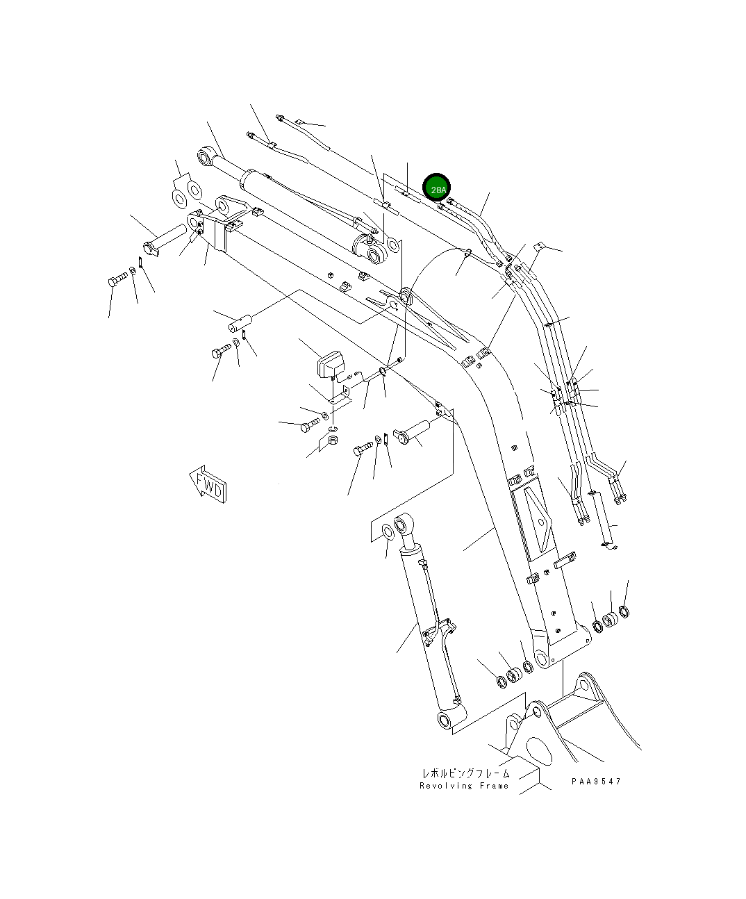 Шланг 201-62-77110 Komatsu