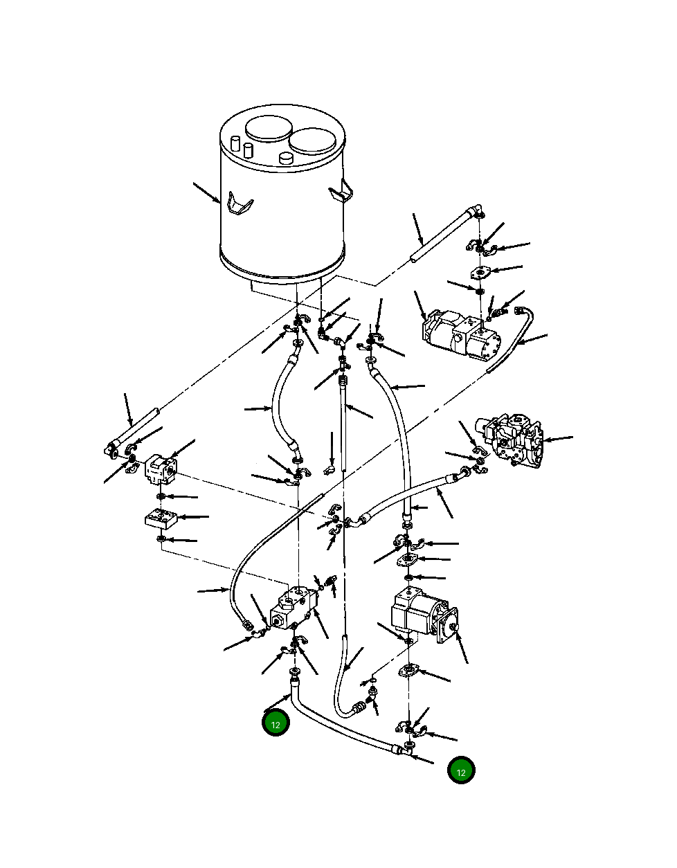 Шланг 1172 962 C1 Komatsu