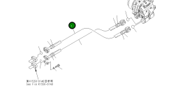Шланг 07085-01232 Komatsu