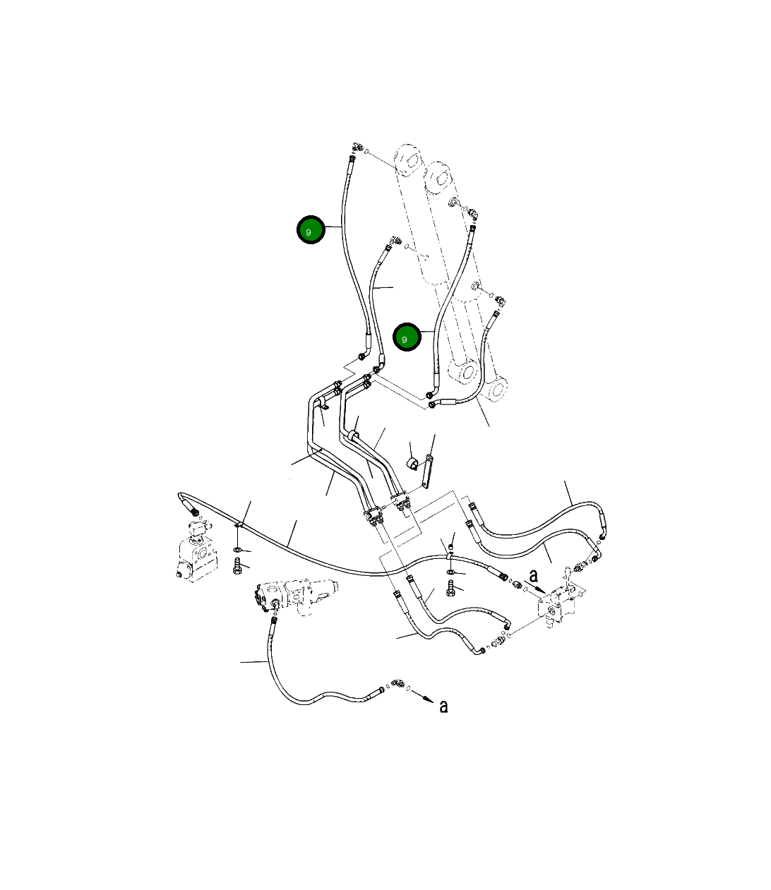 Шланг 208-62-A1590 Komatsu