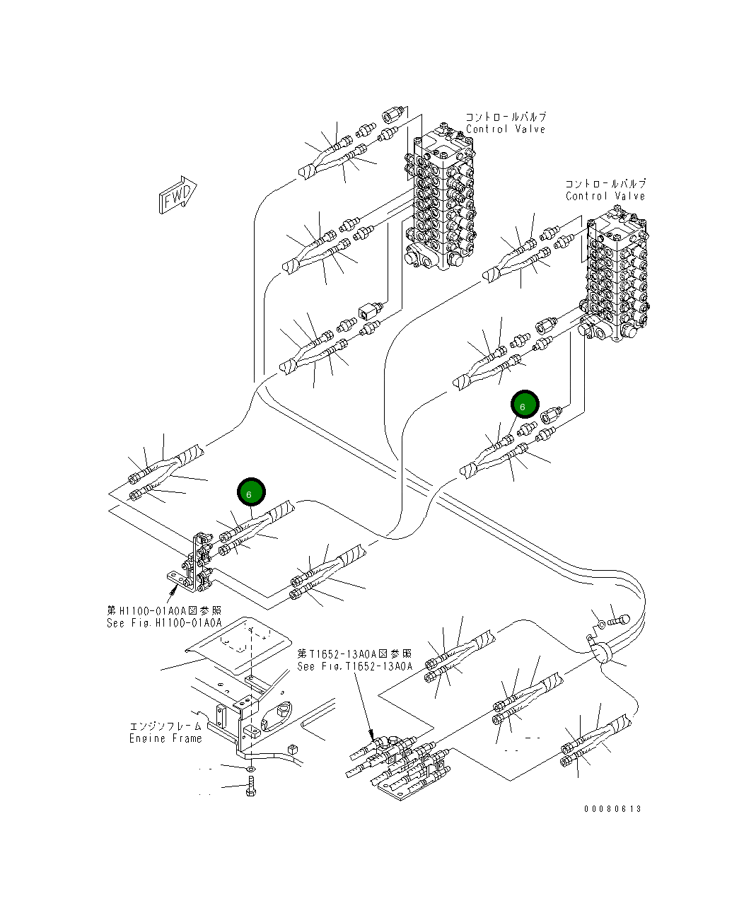 Шланг 02753-00421 Komatsu