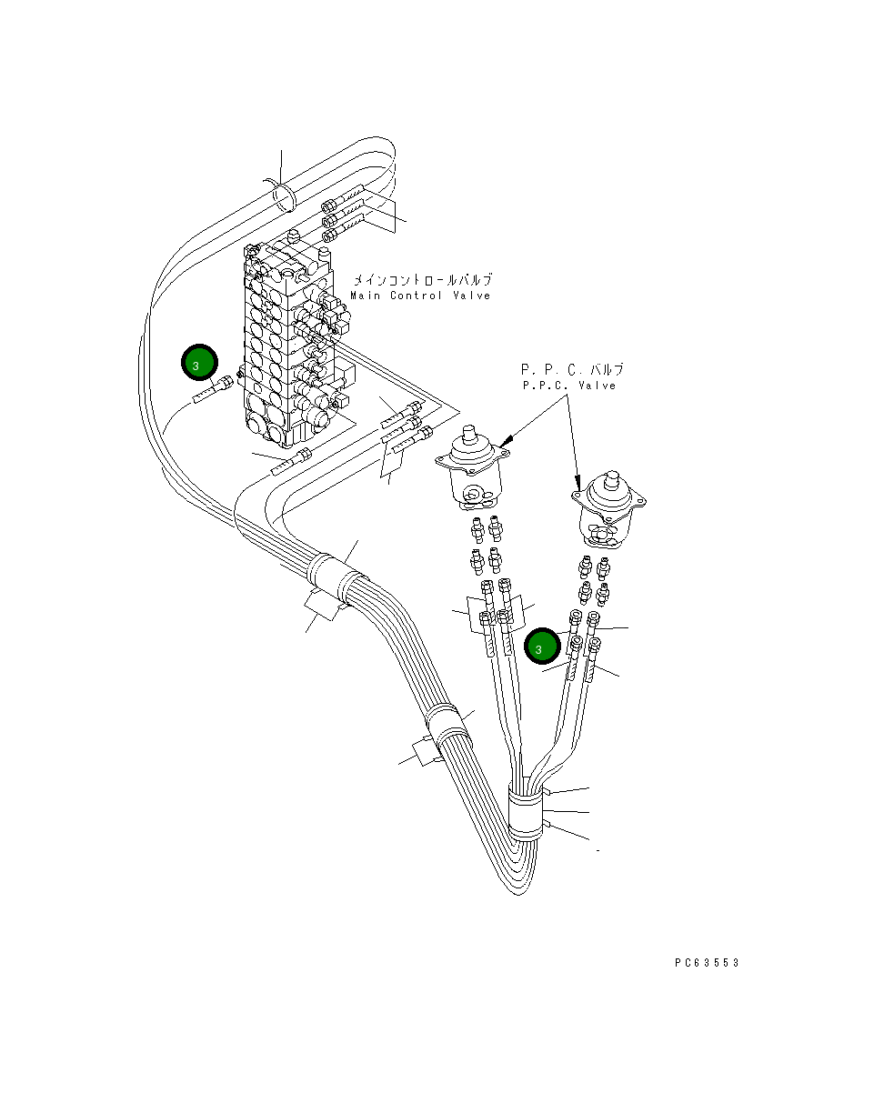 Шланг 20P-62-84181 Komatsu