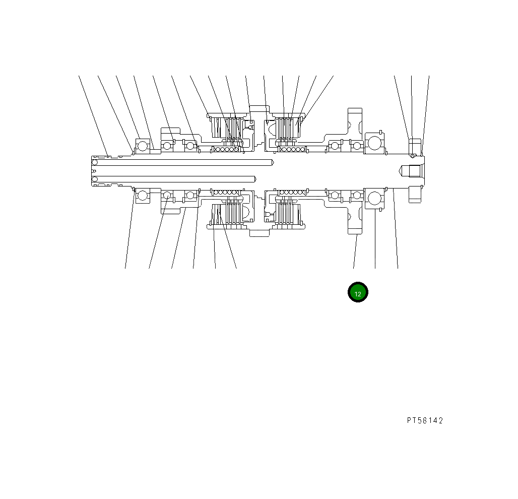 Шестерня DC74M6013000 Komatsu