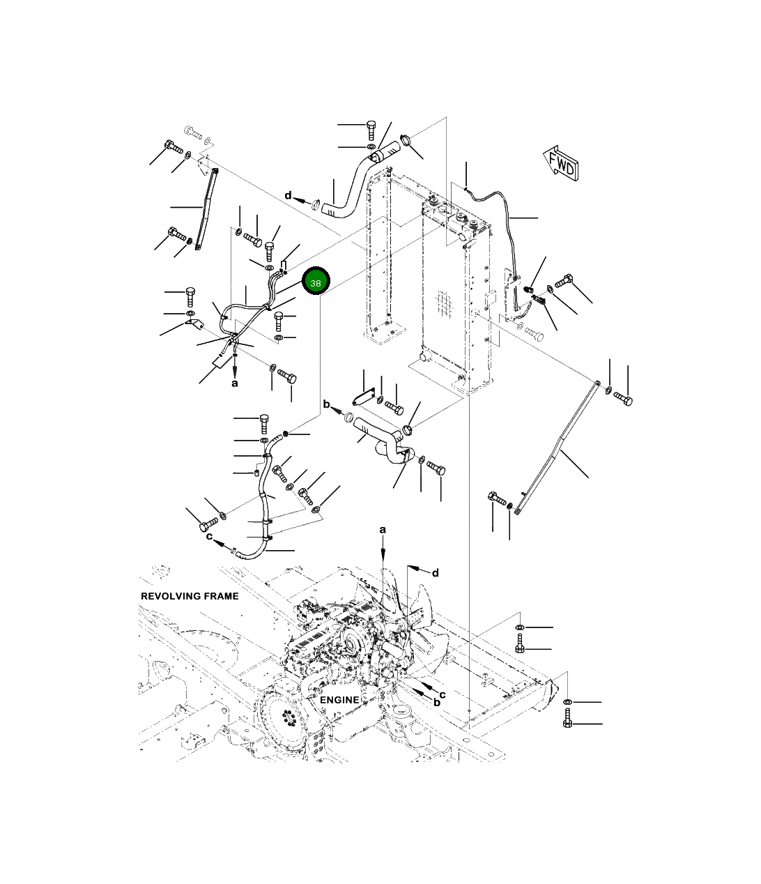 Шланг 207-03-41891 Komatsu