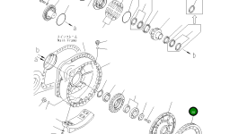 Шестерня 195-27-31271 Komatsu