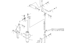 Шланг 17A-911-3641 Komatsu