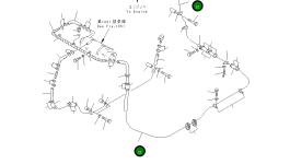 Шланг 07261-33253 Komatsu