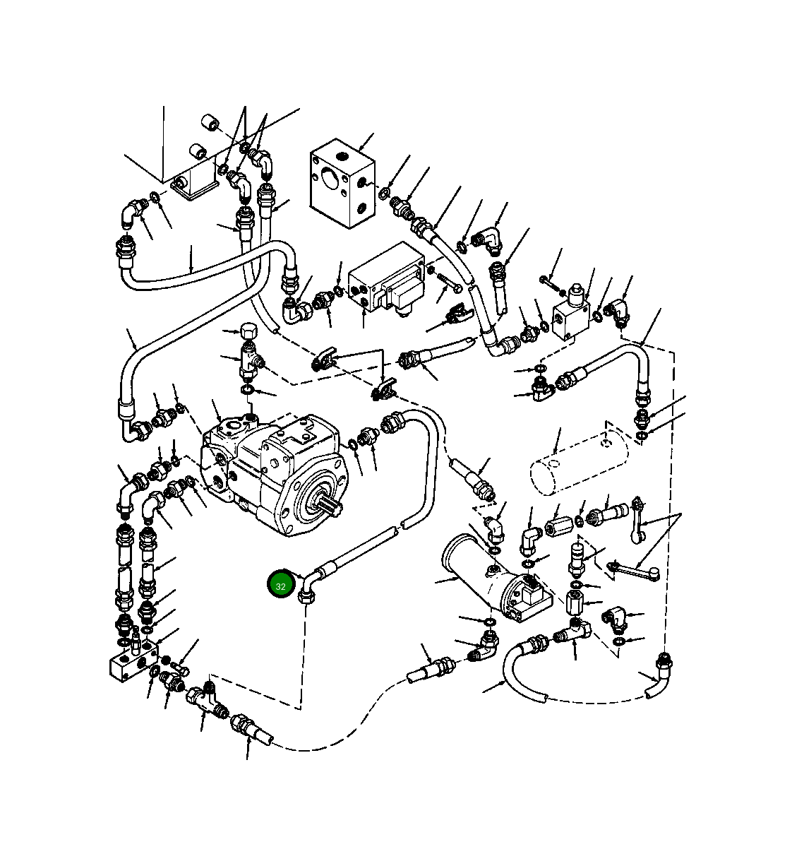 Шланг 120 367 H45 Komatsu