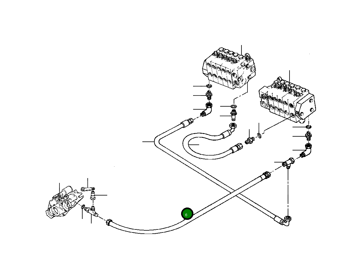 Шланг 1279 510 H1 Komatsu