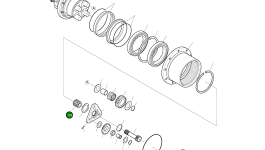Шестерня S1 FZD-8718-1-08 Komatsu