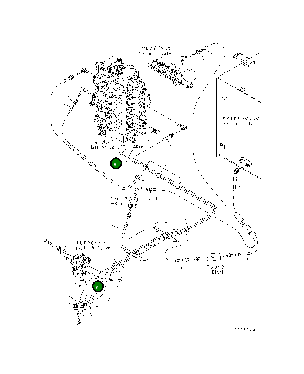 Шланг 207-62-KE130 Komatsu