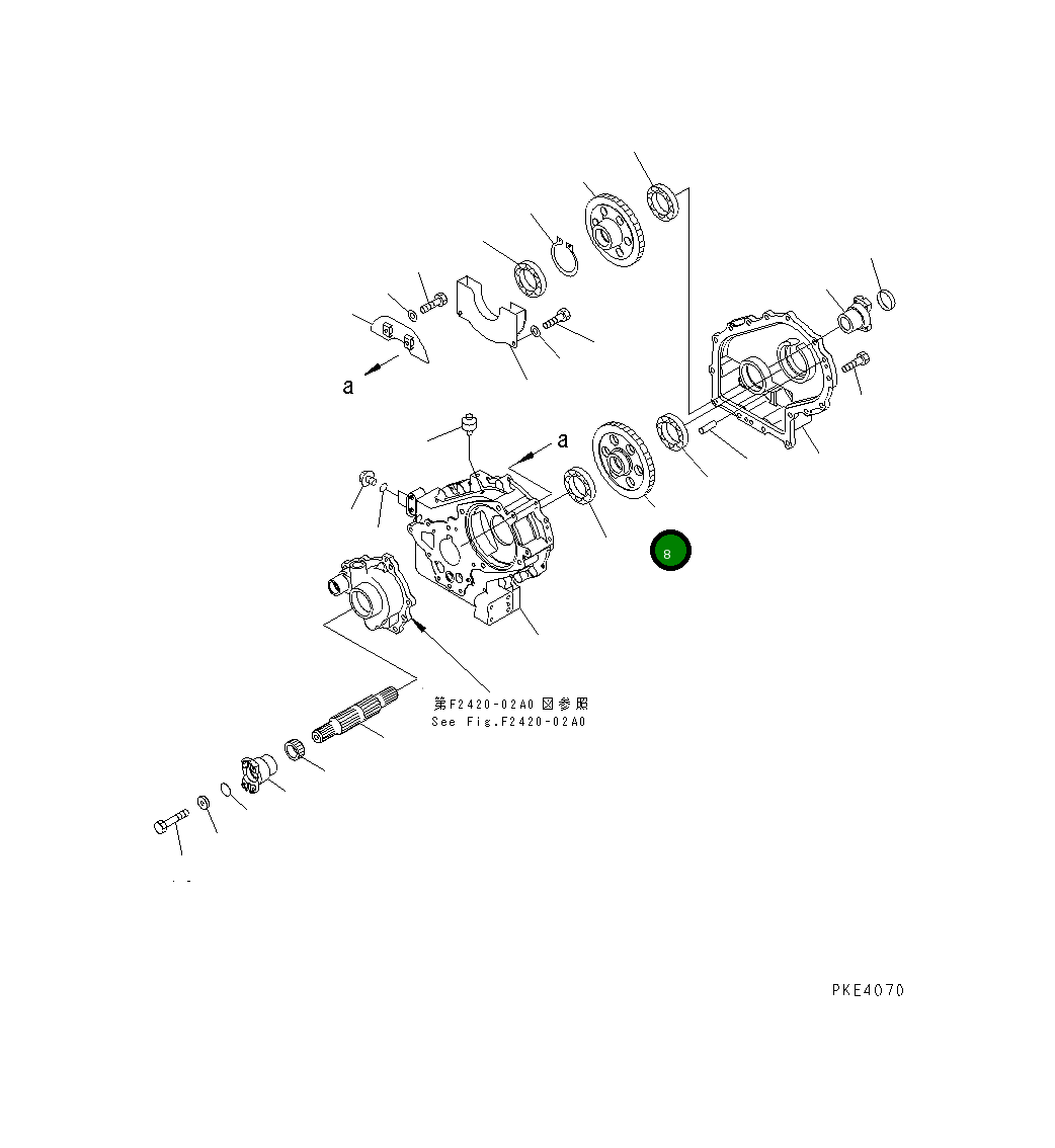 Шестерня 415-17-22311 Komatsu