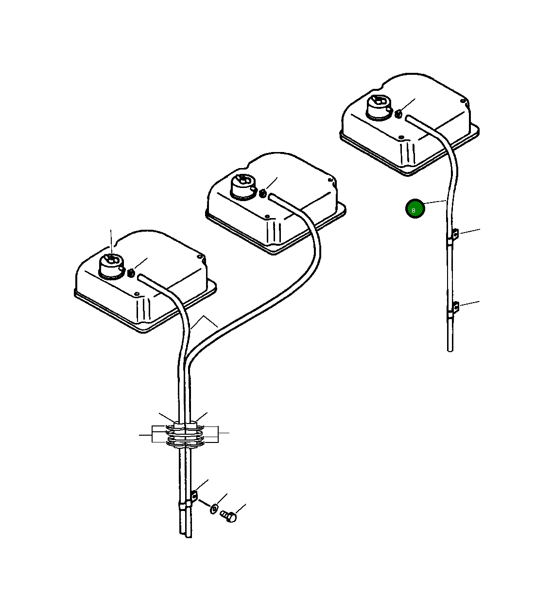 Шланг 07278-01618 Komatsu