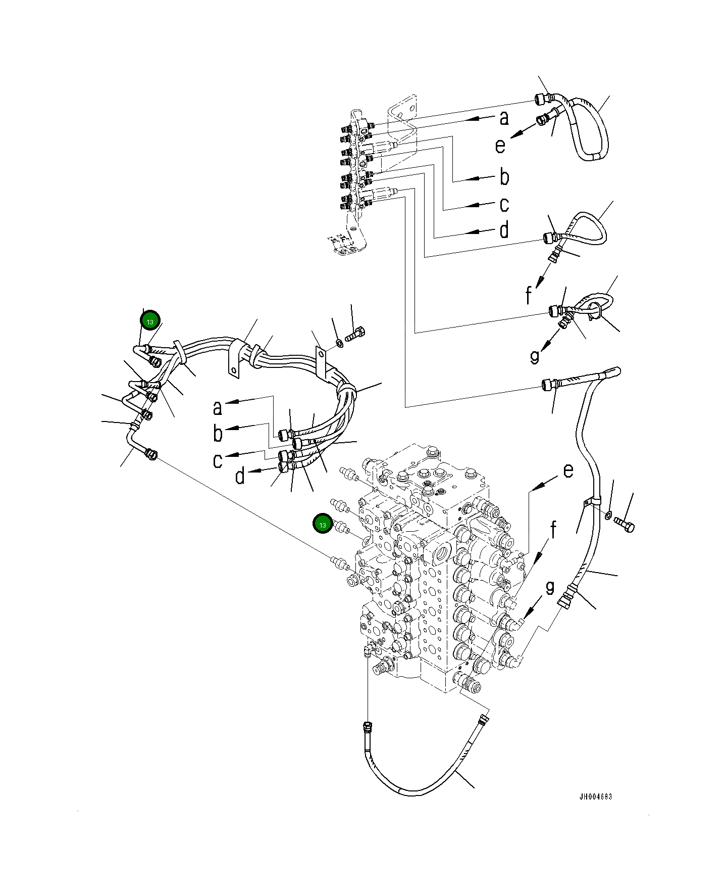 Шланг 208-62-75960 Komatsu