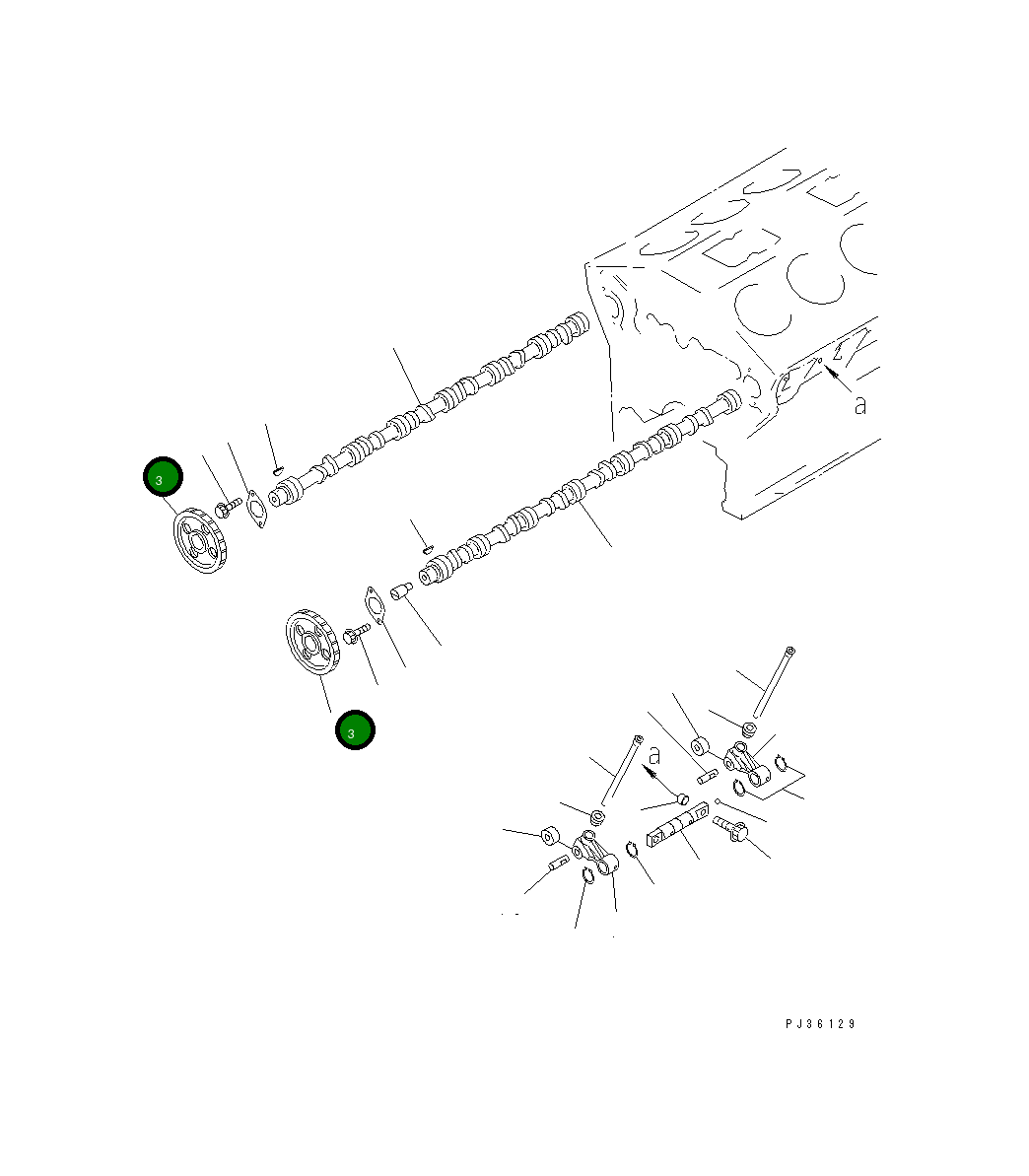 Шестерня,R.H. 6215-41-1150 Komatsu