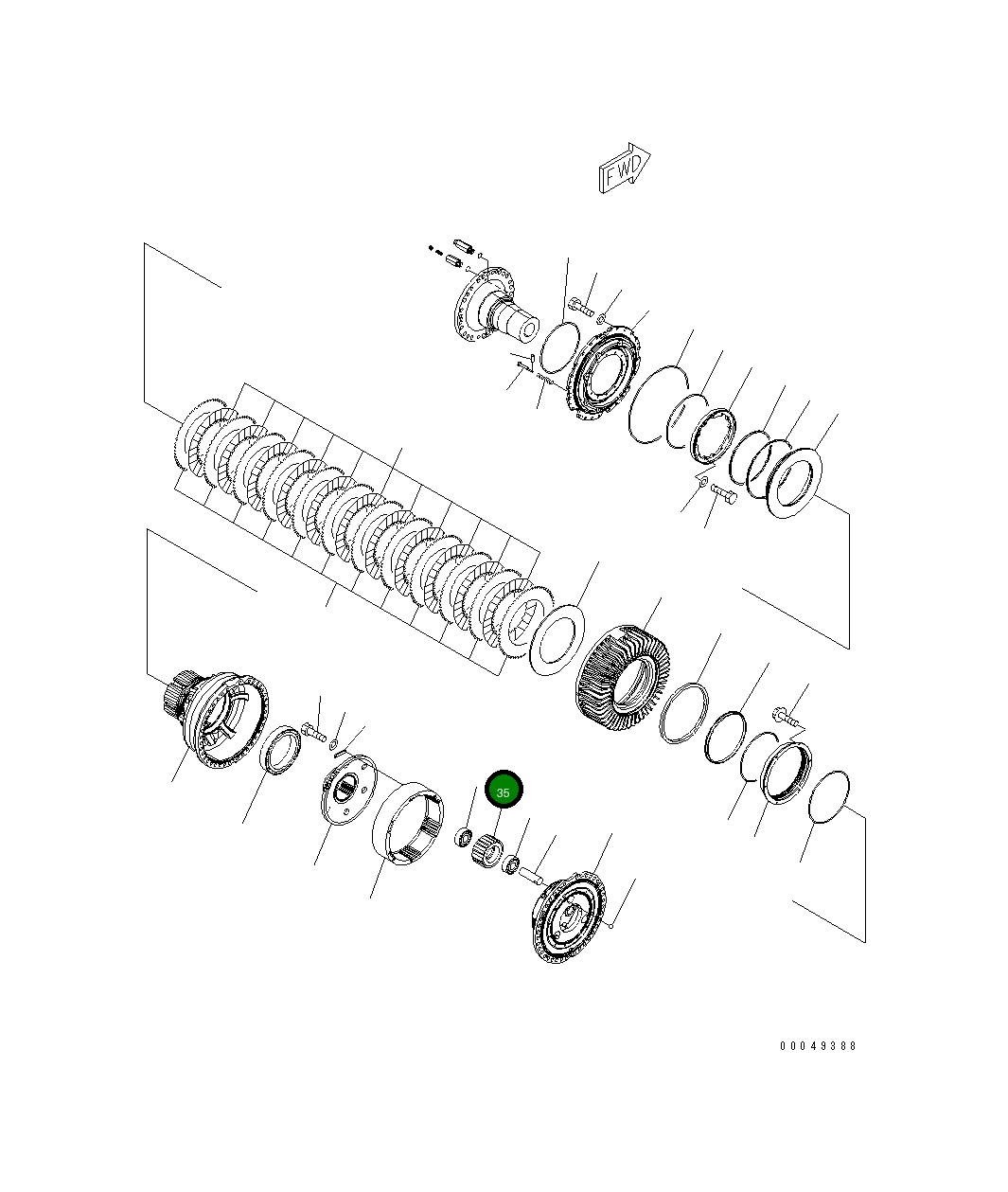 Шестерня 426-22-32531 Komatsu