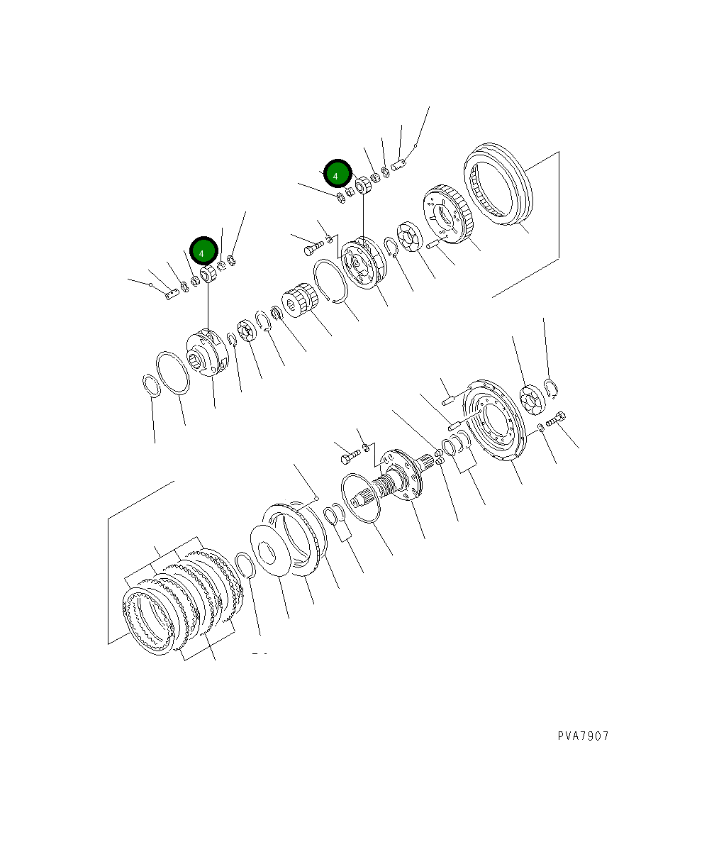 Шестерня 135-15-22461 Komatsu