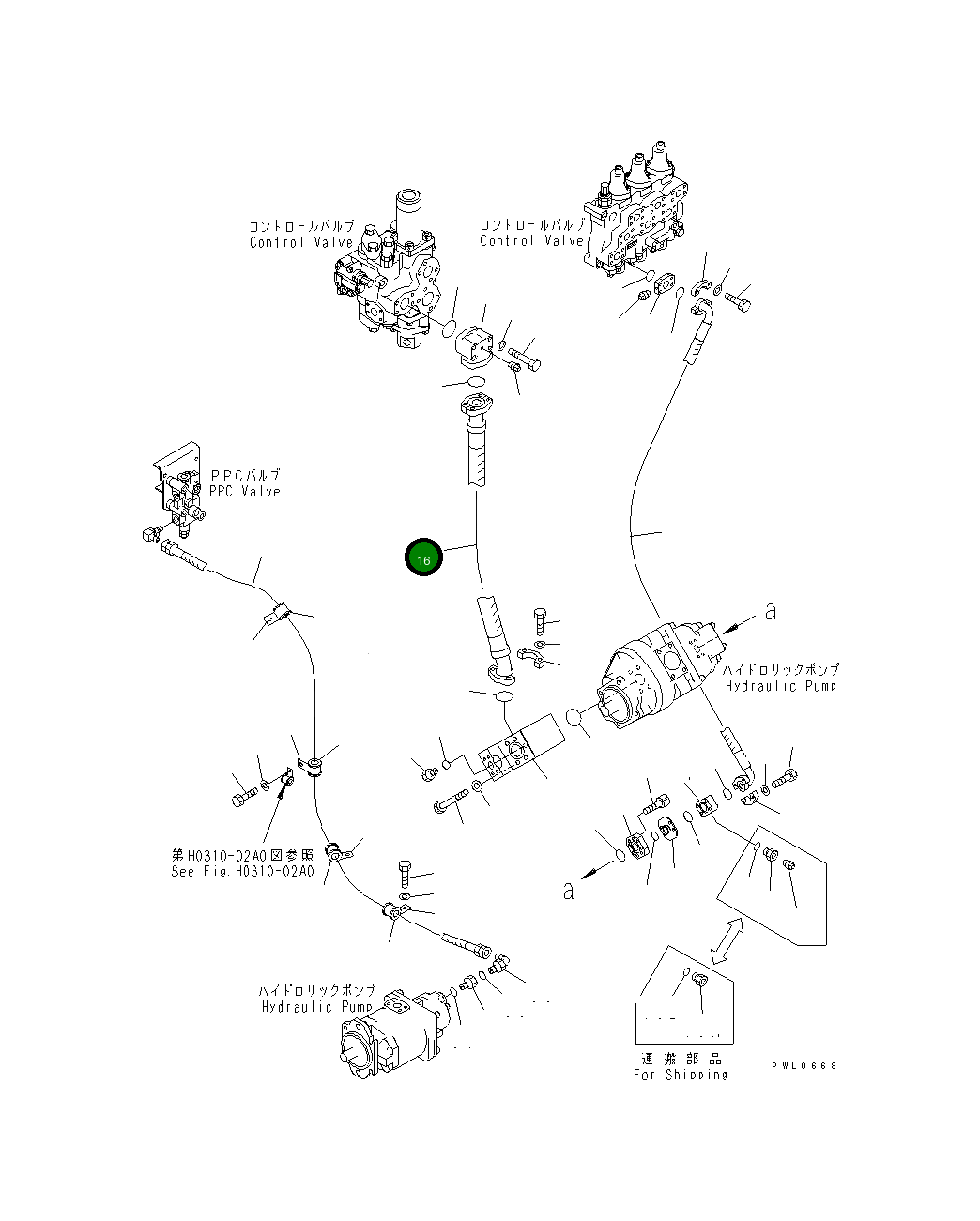 Шланг 198-60-31291 Komatsu