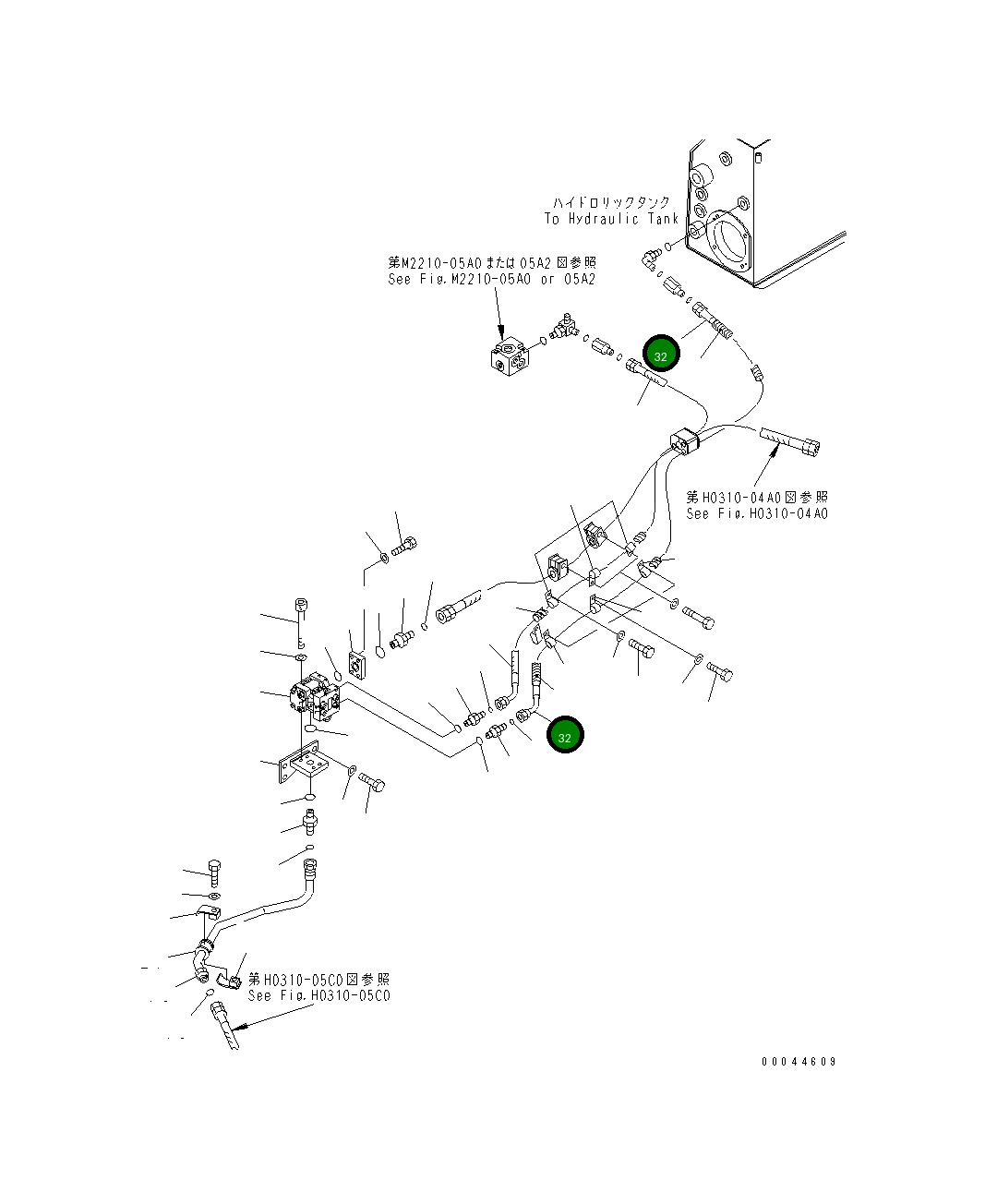 Шланг 14X-62-35432 Komatsu