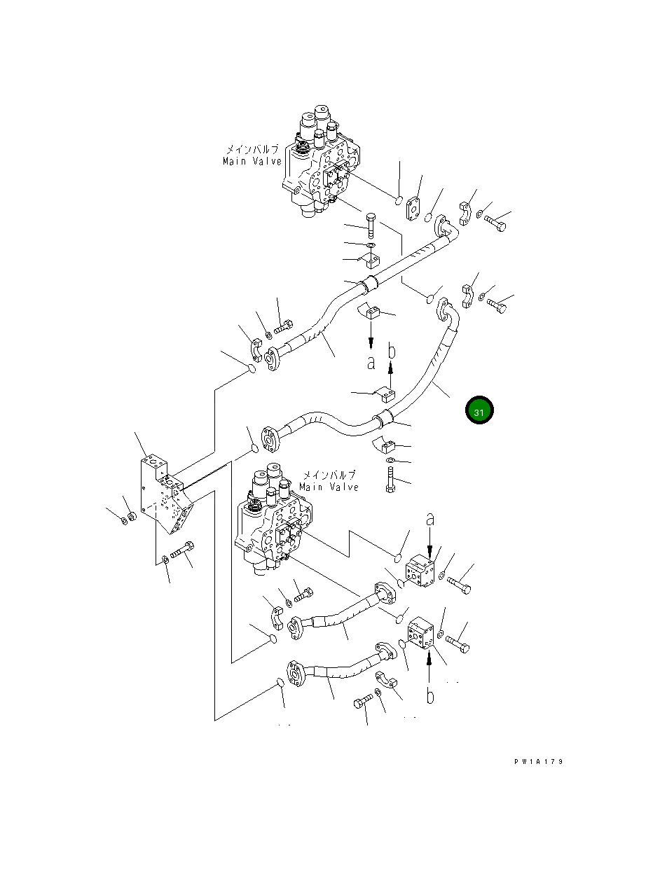 Шланг 07098-01212 Komatsu