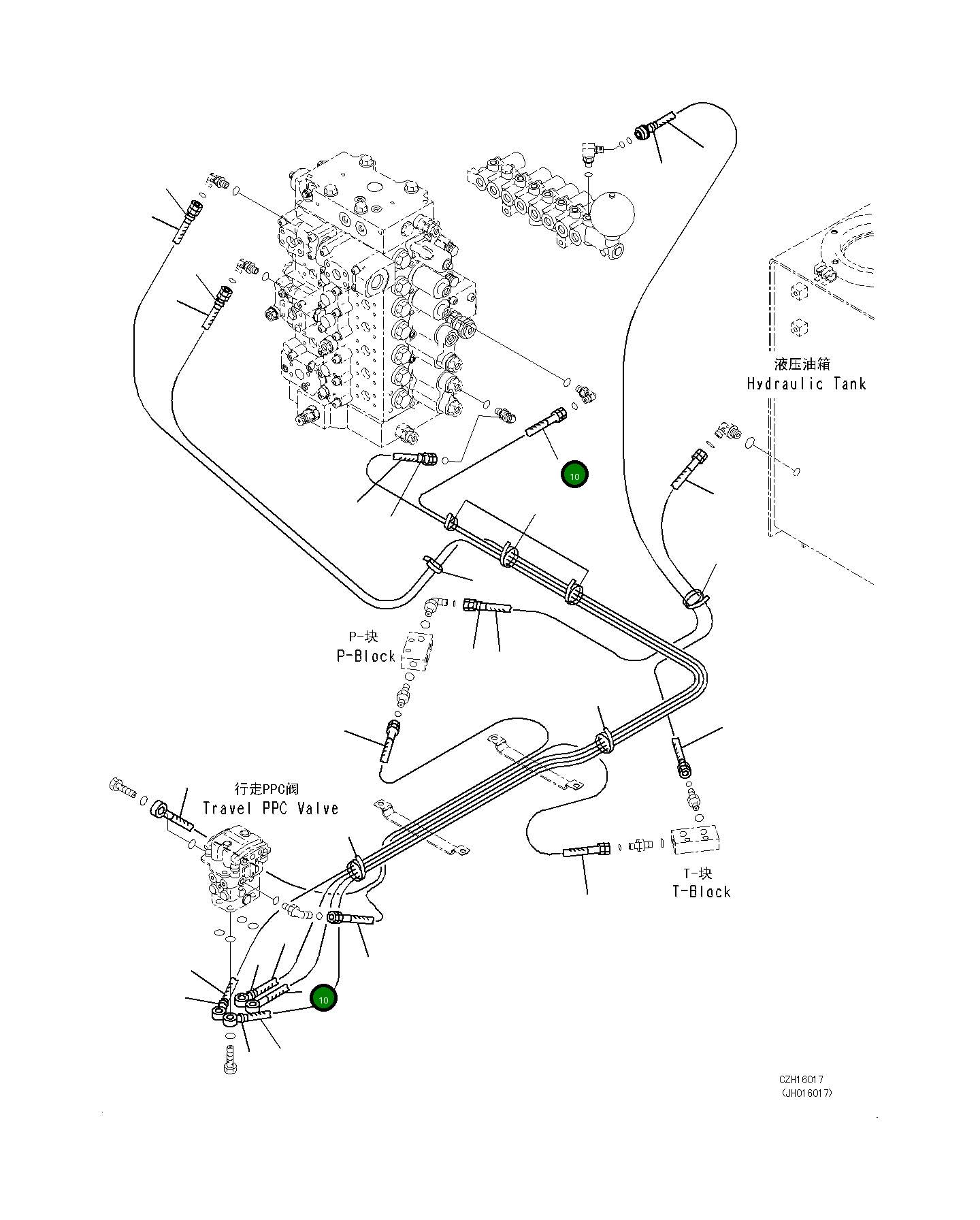 Шланг 208-62-76610 Komatsu