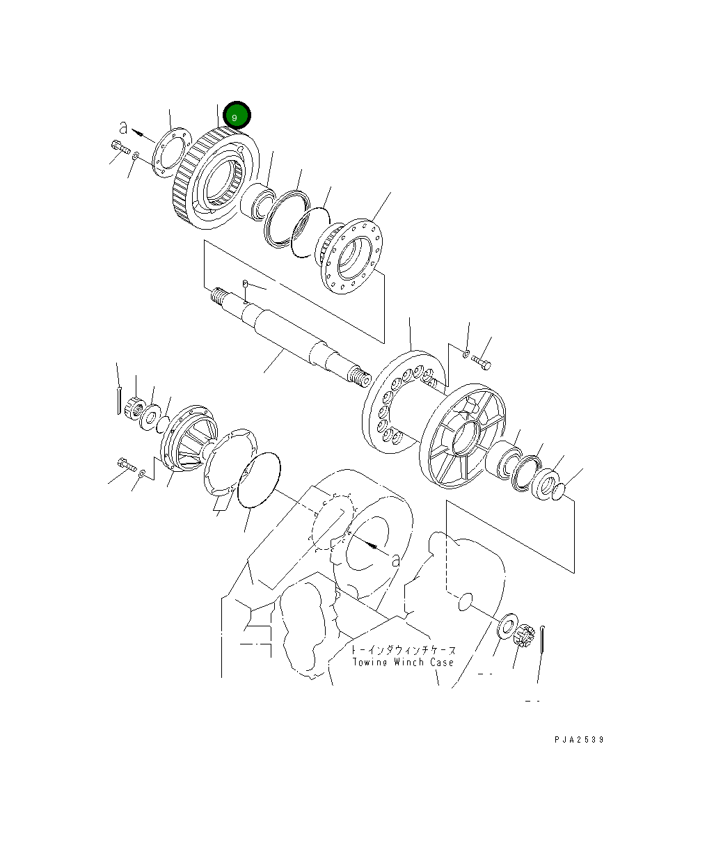Шестерня 14X-960-1640 Komatsu
