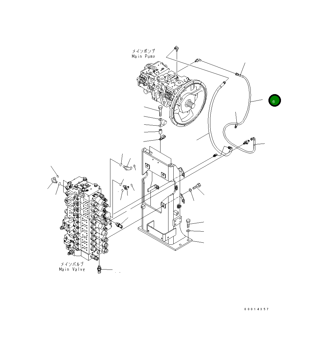 Шланг 02761-00217 Komatsu