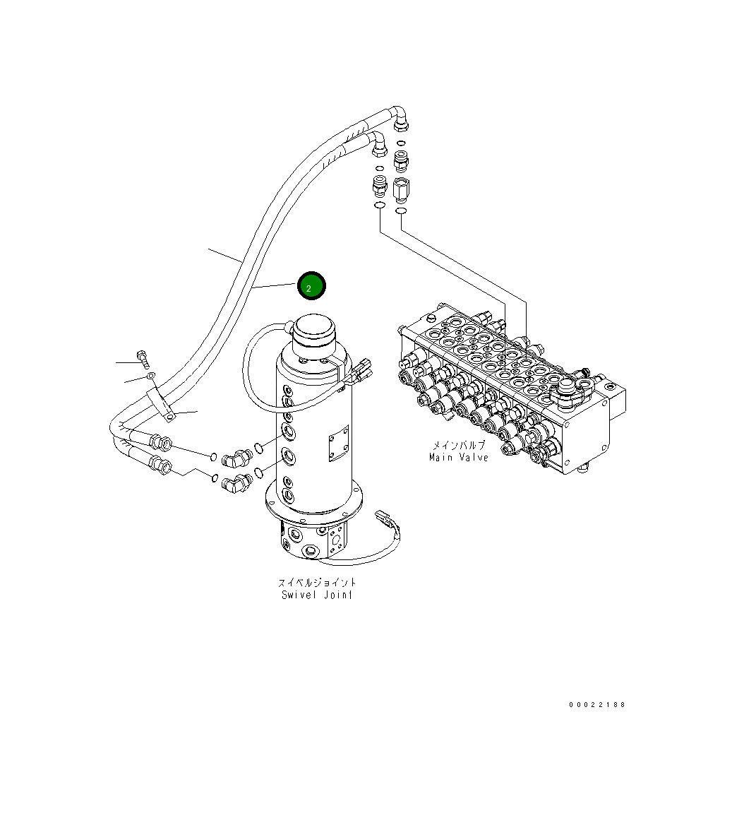 Шланг 20G-62-32930 Komatsu