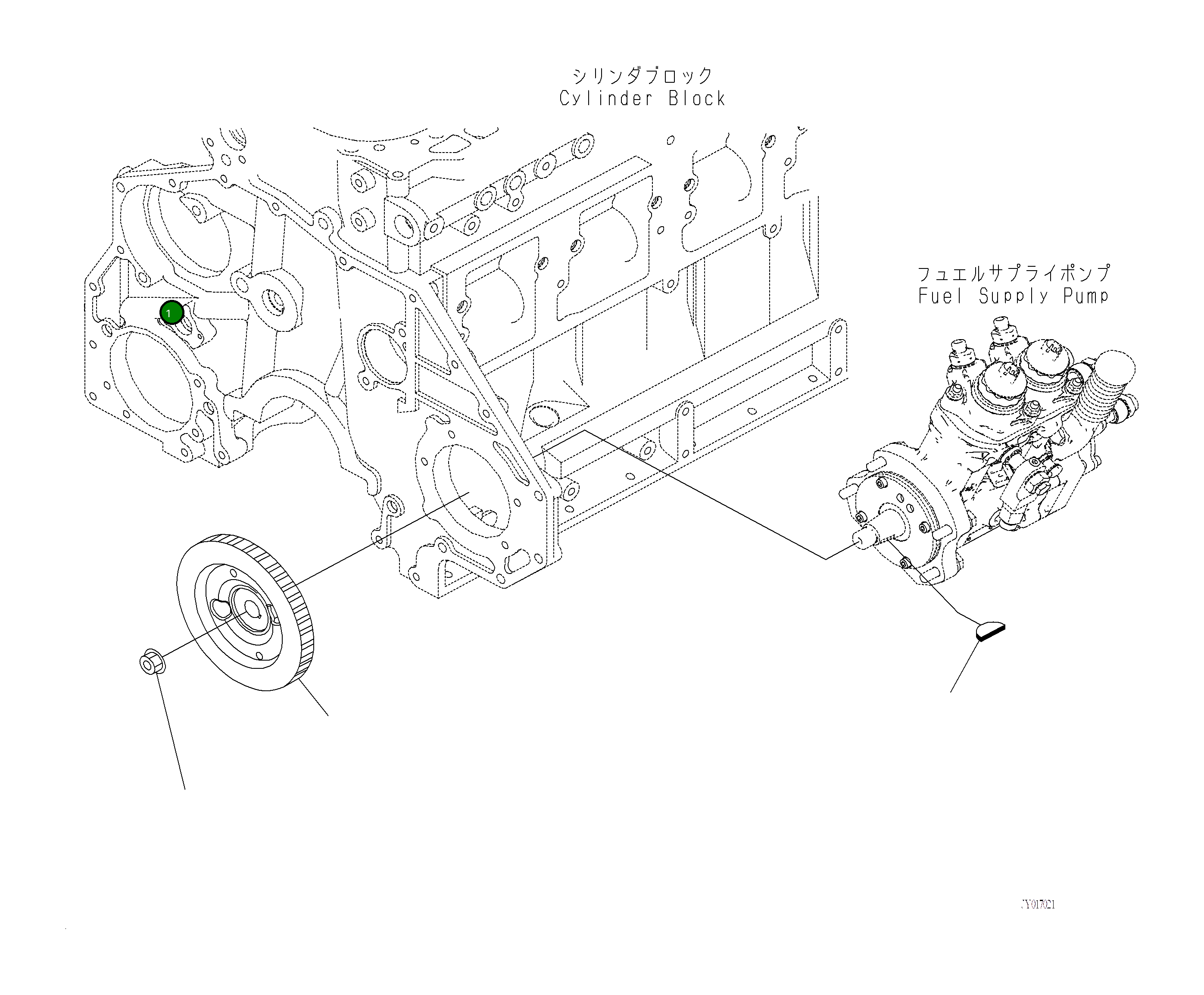 Шестерня 6252-71-3210 Komatsu