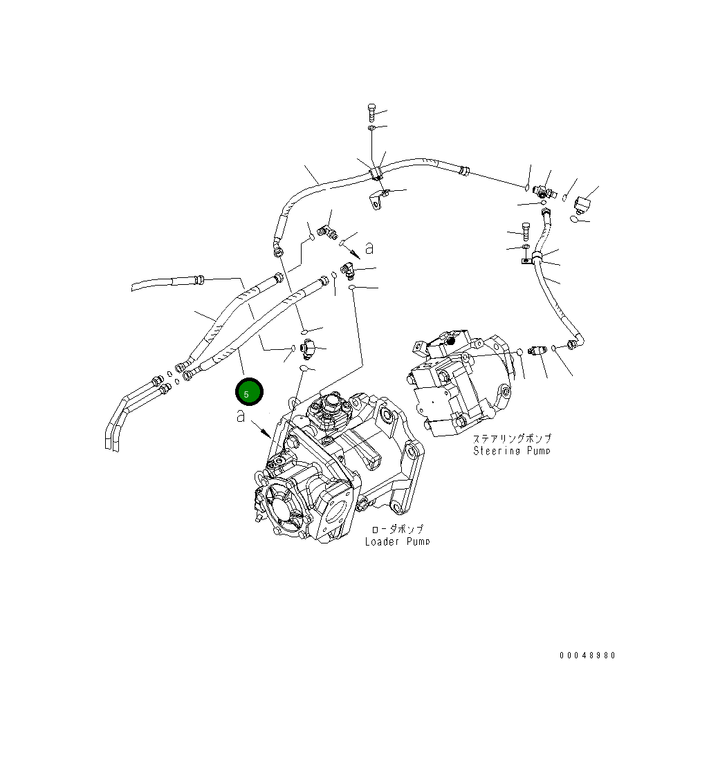 Шланг 02778-003A5 Komatsu