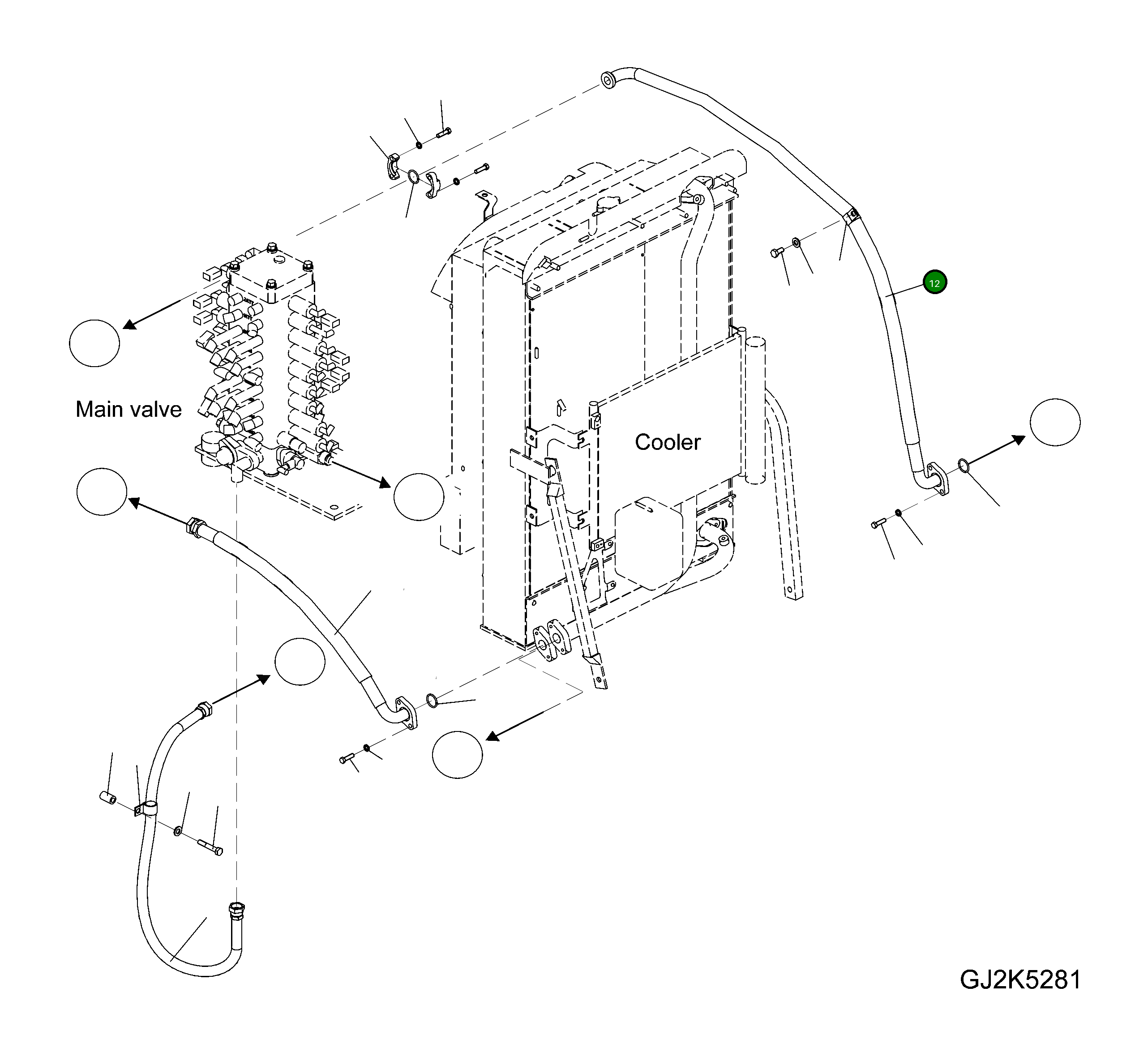 Шланг 20E-62-31860 Komatsu
