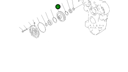 Шестерня 19M-13-14310 Komatsu