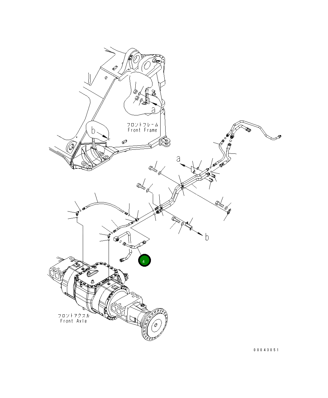 Шланг 02763-006A3 Komatsu