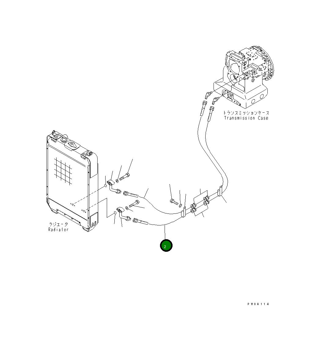 Шланг 124-49-51291 Komatsu